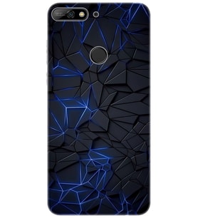 Huawei Y7 Prime 2018 (LDN-L21) Uyumlu Kılıf Desenli Silikon Karmaşık Design STK:1874