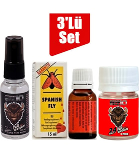 Bizon Sprey Spanish Fly Kadin Kadın Damla Bizon 100MG 10lu