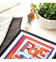 Kişiye Özel Mühendis Karikatürlü Çubuk Kitap Ayracı