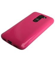 G2 Mini ile Uyumlu Kılıf Silikon Parlak Pembe
