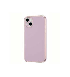 Apple iPhone 13 Uyumlu Kılıf Zore Bark Kapak (Lila)