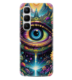 Infinix Hot 60 Kılıf Boutique Baskılı Resimli Göz Pcode -039