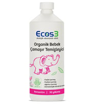 Ecos3 Organik Bebek Çamaşır Temizleyici 1000 ml - 30 Yıkama - Standart Standart