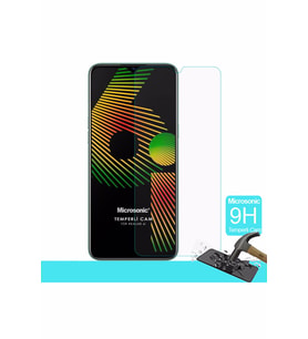 Realme C2 2020  Ekran Koruyucu Yeni Nesil HD Kalite Kırılmaz Cam (Renksiz)