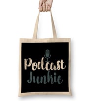 Funny Podcast Junkie Podcasters Bez Çanta Uzun Saplı