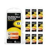 Duracell Işitme Cihazı Pili 13 Numara 10 Paket 60 Adet Pil