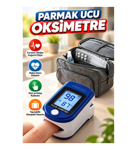 Taşınabilir Parmak Ucu Oksimetresi – Hassas ve Hızlı Ölçüm