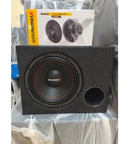 SOUNDMAX SX-RT12-1500W MAX-400W RMS KALİTELİ-PROFESYONEL-BUYUK PORTLU KABİNLİ 30 CM WOOFER