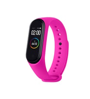 Xiaomi mi Band 3 Ve Mi Band 4 Silikon Kordon (Pembe-Lila)