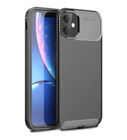 Apple iPhone 11 Kılıf Auto Focus Karbon Kapak - Siyah