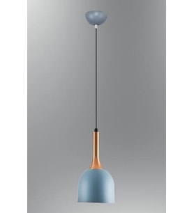 MYLİGHTS  RETRO  RUSTİK VİNTAGE METAL SARKIT MAVİ TEKLİ AVİZE (Siyah)
