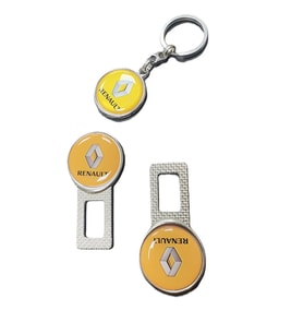 Renault Metal Toka 1 Çift Ve Anahtarlık 1 Adet