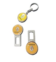 Renault Metal Toka 1 Çift Ve Anahtarlık 1 Adet