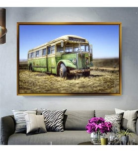 Altın Çerçeveli dekoratif tablo a149 (Gold)