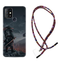 INFINIX Hot 8 9 10 11S Hot 10 Play 10T Kılıf Boyun Asklı Rasta Silikon Warrior 1653