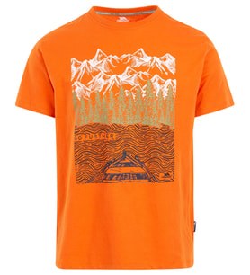 Trespass Austin Erkek Outdoor Tişört Turuncu