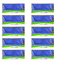 Naksan Takviyeli Kalın Baskılı Beyaz Çanta Poşet Torba - 40x50 Cm. - 50 Adetlik 10 Paket