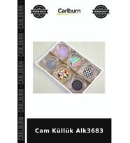 Özel Üretim Ev Ofis Dekoratif Aksesuar Cam Küllük Alk3683