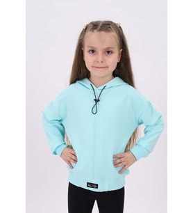 Toontoy Kız Çocuk Sweatshirt (Su Yeşili)