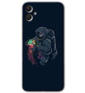 Galaxy A05 Kılıf HD Desen Baskılı Kılıf - Astronot Kıyafeti
