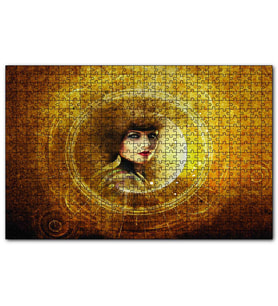 Cakapuzzle  Gotik Fantezi Steampunk Portre  Puzzle Yapboz MDF (Ahşap) (120 Parça)