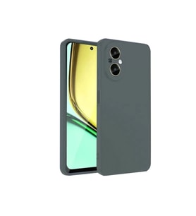 Durukar® Realme 12 Lite Kılıf First Silikon - Koyu Yeşil