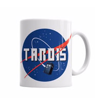 Doctor Who Tardis Nasa Logo Kupa Bardak Porselen