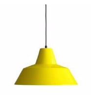 Retro Metal Sarkıt Avize Rustik Tekli Sarkıt Sarı İçi Beyaz Cafe Mutfak Aydınlatma 22 cm