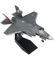 F35 Savaş Uçağı Maketi 1:72 Ölçek 22x15x7 cm Dekoratif Model Uçak