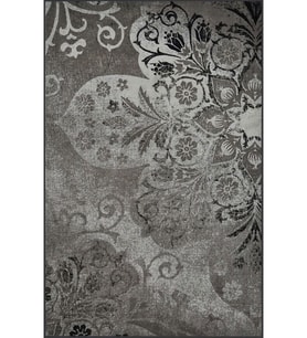 Eliana Home Baskılı, Yıkanabilir Kaymaz Taban Salon Halısı LNA1700 100x150 cm (Gri)