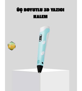 3D Kalem Ergonomik ve 1.75 mm Filament Destekli FDM Yazıcı Kalemi
