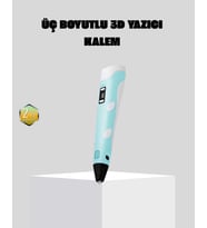 3D Kalem Ergonomik ve 1.75 mm Filament Destekli FDM Yazıcı Kalemi