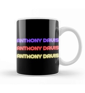 Anthony Davis   Basketball gifts Vintage Retro Rainbow Quotes For BOYS AND Dad Kupa Bardak Porselen