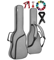 Midex CS-41PAK Akustik Gitar Çantası Soft Case Kılıf Gigbag (Askı Capo Pena Dahil)