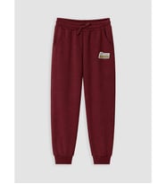 LCW Kids Bordo Baskılı Erkek Çocuk Jogger Eşofman Altı