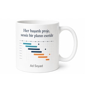 Proje Yöneticisine Hediye Ekip Koordinasyonu Gantt Çizelgesi Teslim Tarihi Kupa Bardak