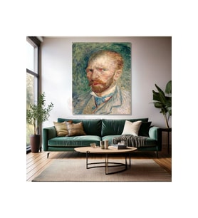 Van Gogh Kanvas Tablo Kanvas Duvar Tablosu Yağlı Boya Görünümlü Kanvas Tablo Oto Portre