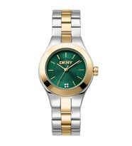 DKNY DK1L026M0055 ALTIN KAPLAMA YEŞİL KADRAN KADIN KOL SAATİ
