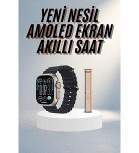 AMOLED Ekranlı Akıllı Saat 49mm Plastik Kordon Kadın Erkek