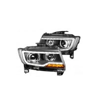 Jeep Compass Ön Far Elektrikli Motorlu Sıyah Sağ 2014-2015 (Oem No:  68185340Ab)