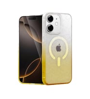 İphone 12 Pummel Shiny Magsafe Kapak - Gold