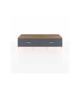 Hyperion TV Ünitesi 2 Çekmeceli  176x44x51 Antrasit-Çam/Antrasit