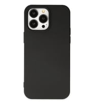 Durukar® iPhone 14 Pro Kılıf Nano içi Kadife Silikon - Siyah