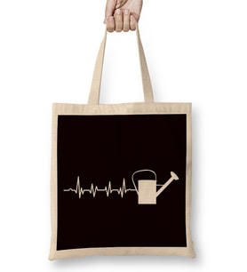 Heartbeat Watering Can Gardening Garden Gardener Landscaper Bez Çanta Uzun Saplı