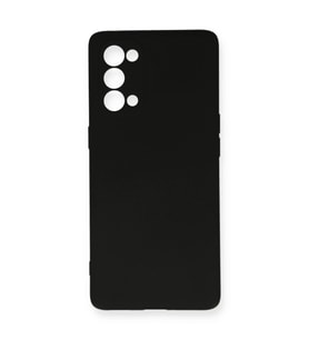 Northcity Oppo Reno 5 Pro Kılıf Nano İçi Kadife Silikon - Siyah