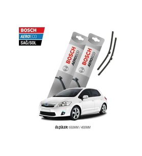 Toyota Auris 2007-2012 Model Bosch Aeroeco Muz Silecek Takımı