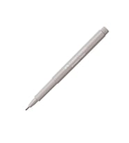 Faber Castell 1554 Broadpen Keçeli Kalem İnce Uç 0.8 mm Pastel Gri