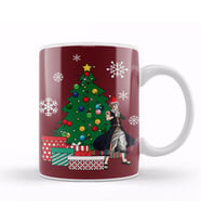 Natsu Dragneel Around The Christmas Tree Kupa Bardak Porselen