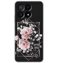 Poco x6 Pro Kılıf HD Desen Baskılı Kılıf - Retro Çiçek 1