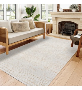 Makine Kaymaz Yıkanabilir Beyaz Minimalist Triko Salon Halısı Mutfak Halısı Koridor Halısı Yolluk 11303K